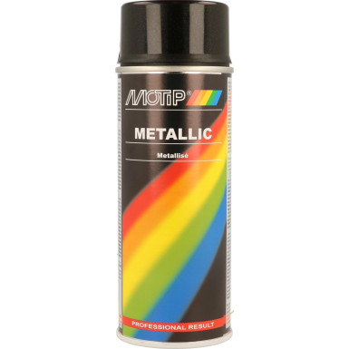 MoTip Metallic Spray schwarz 400ml | 4049