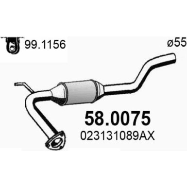 Katalysator EURO3 | VW T4 96 | 58.0075