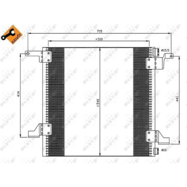 Kondensator, Klimaanlage EASY FIT 35526