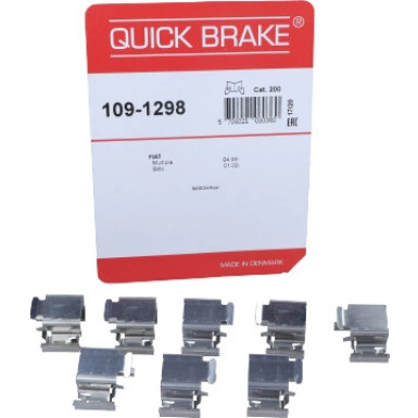 391-1298 Montagesatz f.Bremsklötze | FIAT,FORD,CITROEN,VW | 109-1298