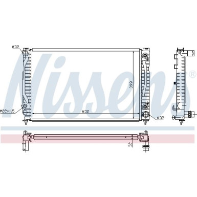 NISSENS Motorkühler NISSENS Motorkühler