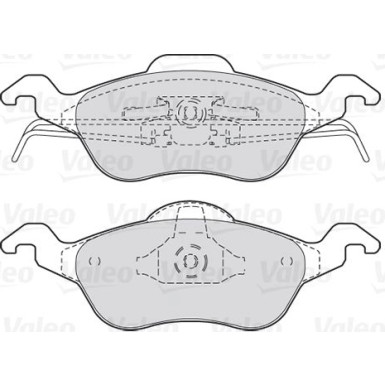 VALEO Bremsbeläge 301317
