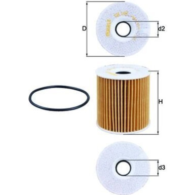 MAHLE Ölfilter | OX 149D