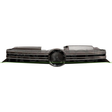 KÜHLERGRILL SCHWARZ/CHROM PQ | VW GOLF VI (-GTI/GTD) 10,08-11,12 | 7225,403,1