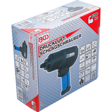 BGS Druckluft-Schlagschrauber | 12,5 mm (1/2"""") | 1200 Nm | 6829