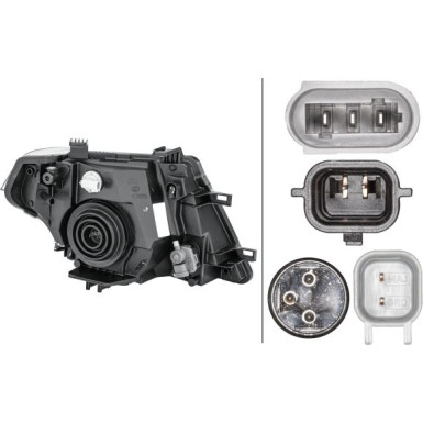 SCHEINWERFER L H4 HELLA | NISSAN NAVARA 04 | 1EE 238 055-011 SCHEINWERFER L H4 HELLA | NISSAN NAVARA 04 | 1EE 238 055-011