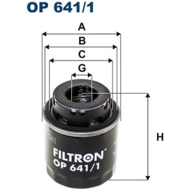FILTRON Ölfilter | OP 641/1