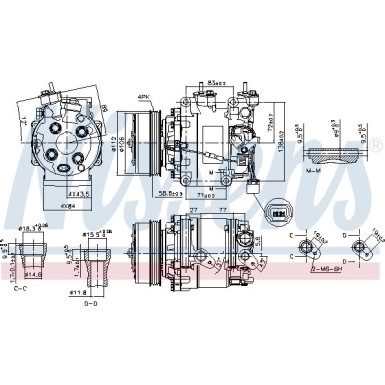Kompressor PKW Honda Insight (ZE) (10-) FIRST FIT 890155
