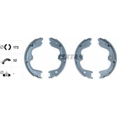 91065900 Bremsbackensatz, Feststellbremse 91065900 Bremsbackensatz, Feststellbremse