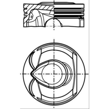 MAHLE Kolben | 039 PI 00123 000