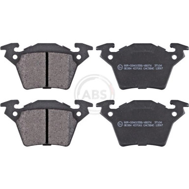 A.B.S. Bremsbeläge 37104