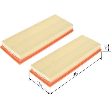 Luftfilter | MERCEDES,CHRYSLER,STEYR | 1457433071
