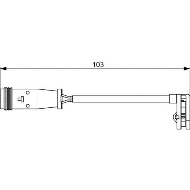 1 987 473 037 Warnkontakt, Bremsbelagverschleiß