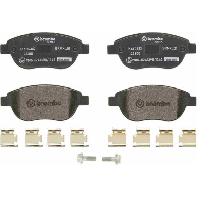 BREMBO Bremsklötze Xtra VA | CITROEN C3, C4 PEUGEOT 206, 207 02 | P 61 068X