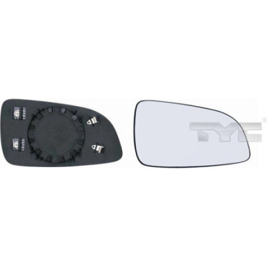 SPIEGELGLAS R EL VERS HZB KONV | OPEL ASTRA H 3/4/5-T 4,04-11,09 | 4617,731,1