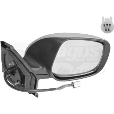 Aussenspiegel re. elek. Verstell. bhz | Toyota Yaris NLP9 grundiert 5Pin OE 879100D260