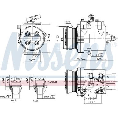 Kompressor PKW | Mitsubishi Colt 04 | 890624