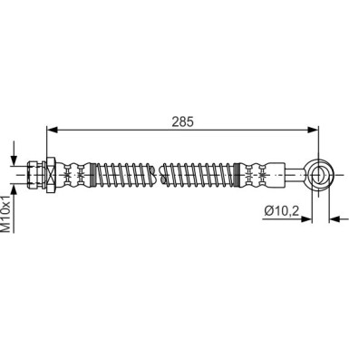 Bremsschlauch | HYUNDAI i10 | 1987481645