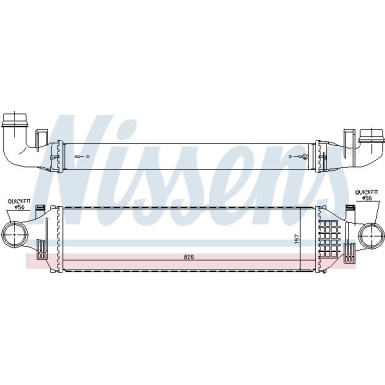 Ladeluftkühler PKW MERCEDES A-Klasse W176 12 FIRST FIT 96335