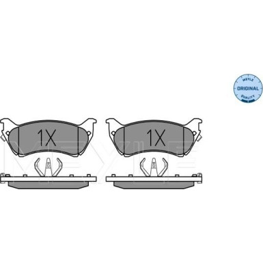 Bremsbelagsatz Db T. W163 Ml 98-05 Mit Sensor | 025 231 8917/W