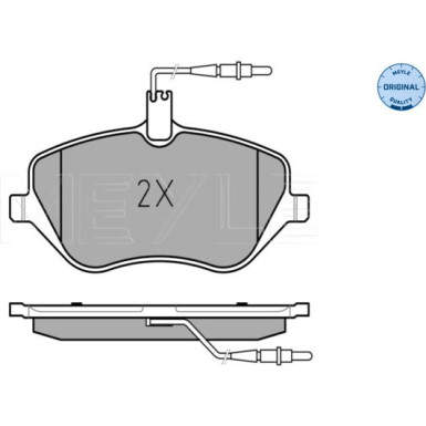 Bremsbelagsatz Peugeot S. 407 04- Mit Sensor | 025 241 3317/W