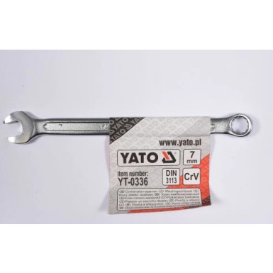 YT-0336 Maulringschlüssel 7mm Polierte K÷Pfe