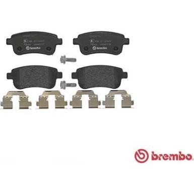 BREMBO Bremsklötze HA | RENAULT Fluence, Megane 08 | P 68 041