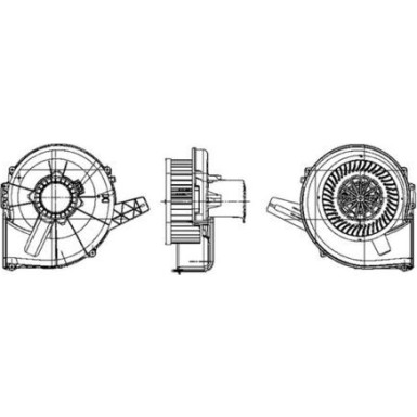 MAHLE Innenraumgebläse AB 20 000P BEHR Premium Line