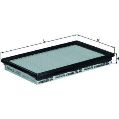 MAHLE Luftfilter | LX 307