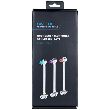 SW-Stahl Bremsenentlüftungsschl. 4-teilig | 01452L