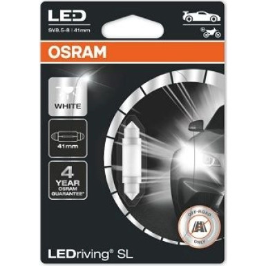 C10W Osram | LED 41mm 6000K 12V | LEDriving | 6413DWP-01B