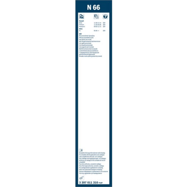 BOSCH | Wischerblatt N66 | 3397011310