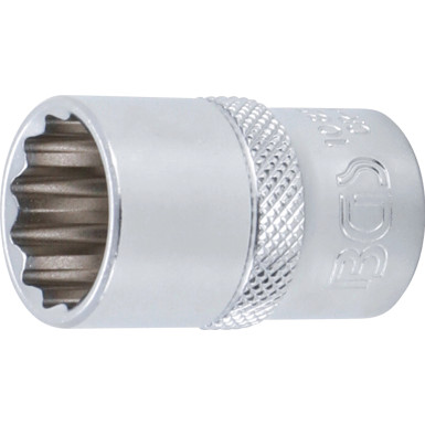 BGS Steckschlüssel-Einsatz-Satz, Zwölfkant | Antrieb Innenvierkant 12,5 mm (1/2"""") | Zollgrößen | 10-tlg | 9114