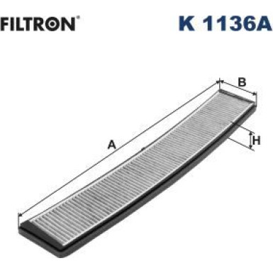 FILTRON Innenraumfilter K1136A FILTRON Innenraumfilter K1136A