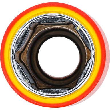 BGS VDE-Steckschlüssel-Einsatz Sechskant | Antrieb Innenvierkant 12,5 mm (1/2"""") | SW 17 mm | 72067