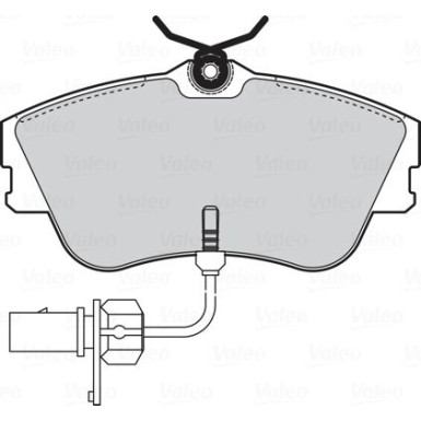 VALEO Bremsbeläge 301814