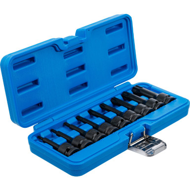 BGS Kraft-Bit-Einsatz-Satz | Antrieb Innenvierkant 12,5 mm (1/2"""") | T-Profil (für Torx) T20 - T70 | 9-tlg | 5480