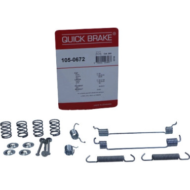 391-0672 Montagesatz f.Bremsbacken | FIAT Tipo,Uno,Punto,PEUG 206 88 | 105-0672