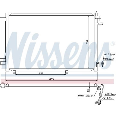 Kondensator PKW FORD FIESTA 1.2-1.4-1.6 08 FIRST FIT 940108
