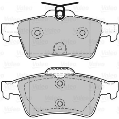 VALEO Bremsbeläge 601358