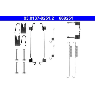 ATE Zubehör, Bremsbacken 03.0137-9251.2