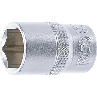BGS Steckschlüssel-Einsatz Sechskant | Antrieb Innenvierkant 12,5 mm (1/2"""") | SW 17 mm | 2917