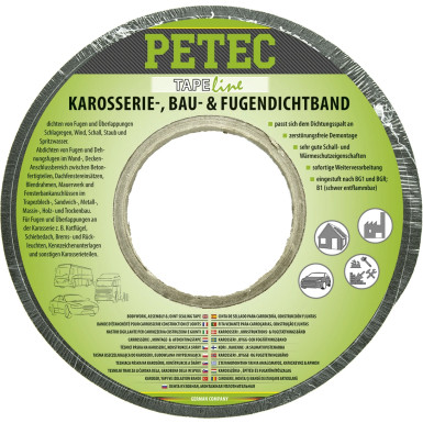 Petec Fugendichtband 15 mm X 5-12 mm X 56 M | 87430