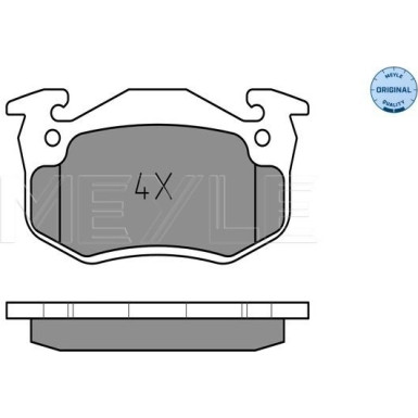 Bremsbelagsatz Renault P. Rapid 1.0 86-92 Mit Sensor | 025 210 9615/W