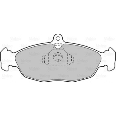 VALEO Bremsbeläge 598039