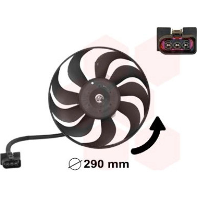 VAN WEZEL Lüfter, Motorkühlung 5888745