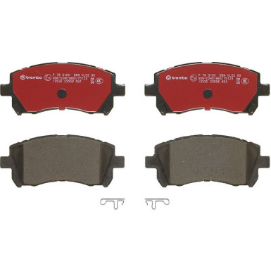 BREMBO Bremsklötze Xtra VA | SUBARU Impreza 92-09 | P 78 010X BREMBO Bremsklötze Xtra VA | SUBARU Impreza 92-09 | P 78 010X