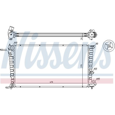 Wasserkühler PKW | PEUGEOT 306 II 1/8 D + AC 97 | 63508