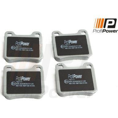 PROFIPOWER Bremsbelagsatz, Scheibenbremse 1B2171