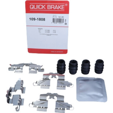 391-1808 Montagesatz f.Bremsklötze | TOYOTA Auris | 109-1808